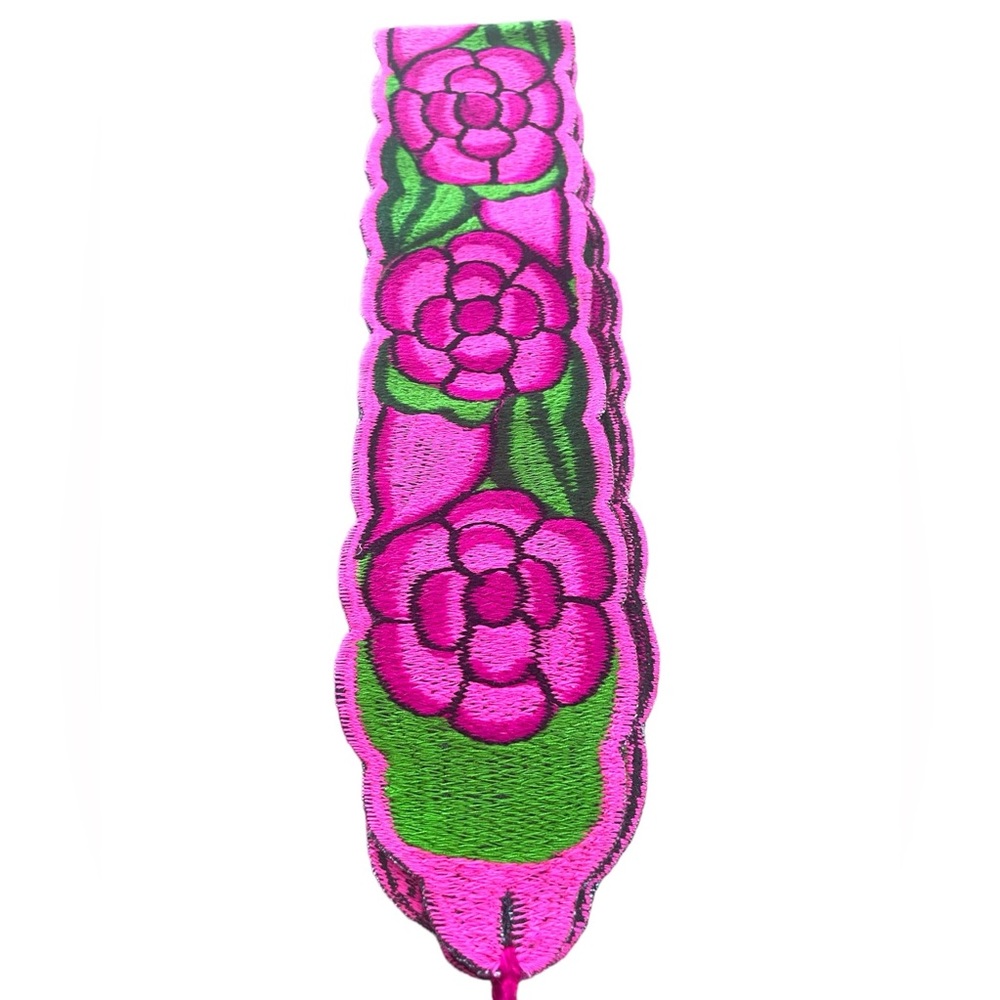 Mexican Embroidered Floral Belts Adjustable - Picture 7 of 15